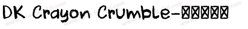 DK Crayon Crumble字体转换